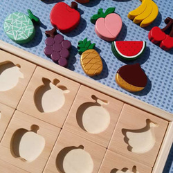 木製フルーツパズル 2枚目の画像