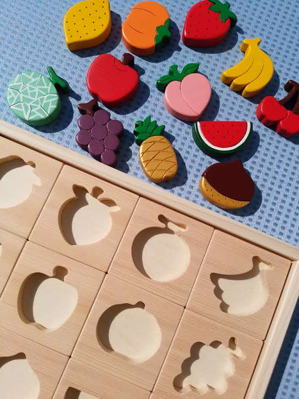 木製フルーツパズル 2枚目の画像