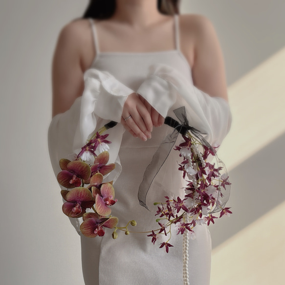 フープブーケ ♡ アーティフィシャルフラワー ウェディング ブーケ