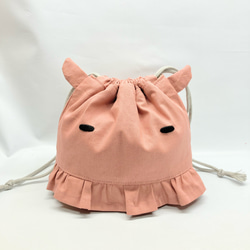 くるみ様おまとめ⭐︎ ブラウス&パンツ、ピンクリネン巾着 ピンク（桃） 巾着袋 のおすすめ人気通販｜Creema(クリーマ