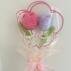 かぎ針編み フラワーブーケ ブルー系 あみぐるみ M 通販 18623676