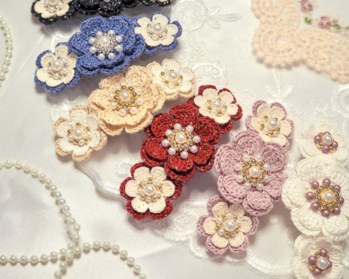 【新作】フラワーバレッタC ブルーミーフラワー バレッタ CBZ045－05－0169 | Complex