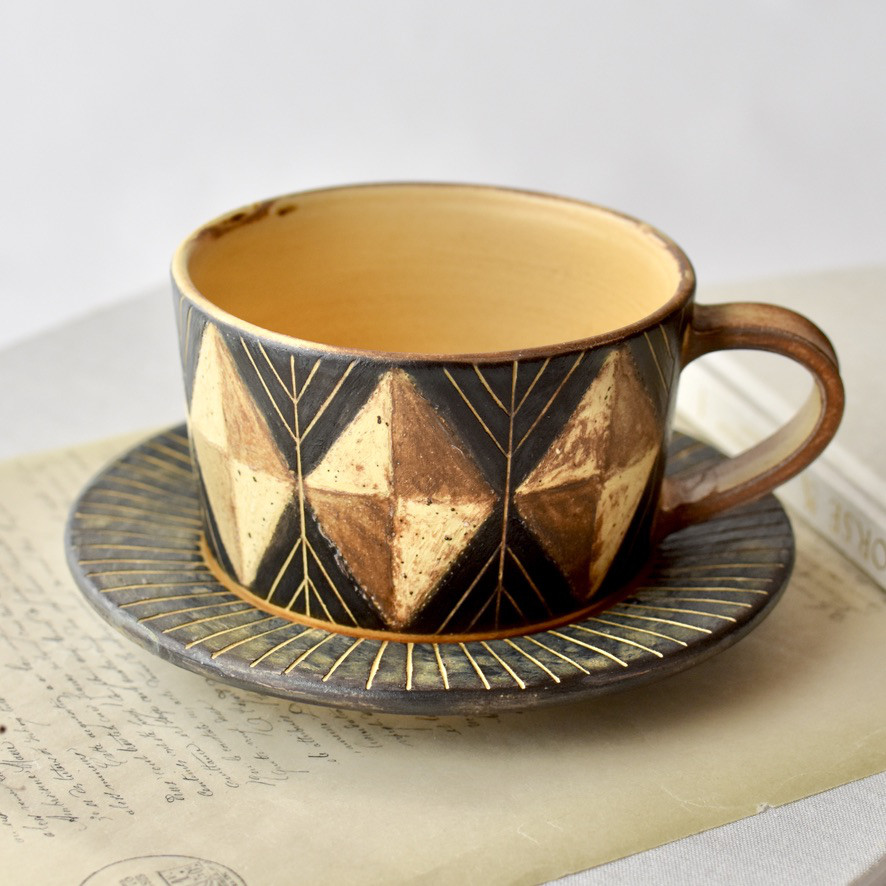 Forest mug ＆ saucer 08