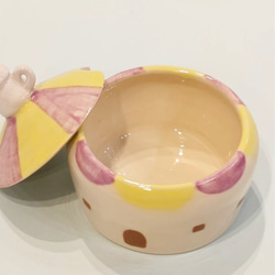 おうちの形のシュガーポット 3枚目の画像