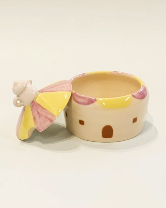 おうちの形のシュガーポット 1枚目の画像