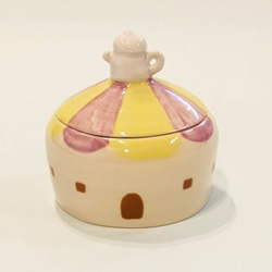おうちの形のシュガーポット 2枚目の画像
