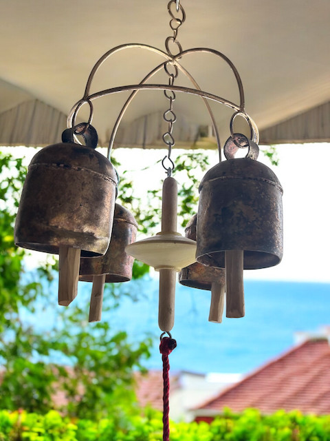 遊牧民のベル　風鈴タイプ　コッパーベル　／ WIND COPPER BELLS