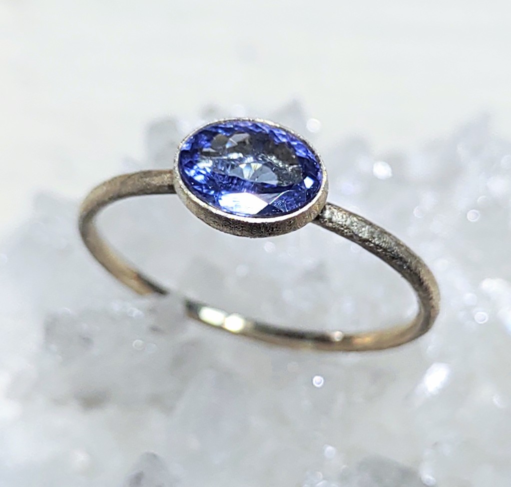 tanzanite＊K10 ring