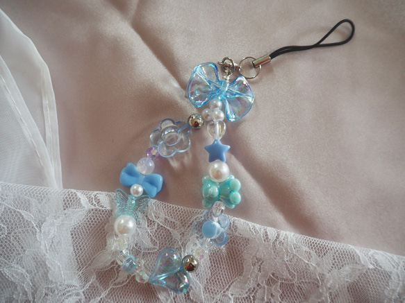 スマホ ビーズストラップ 携帯ストラップ chouchou.gems 通販 19129118