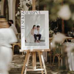 【前撮り/お好きなお写真で】結婚式｜ウェディング｜ウェルカムボード｜フォトボード 2枚目の画像