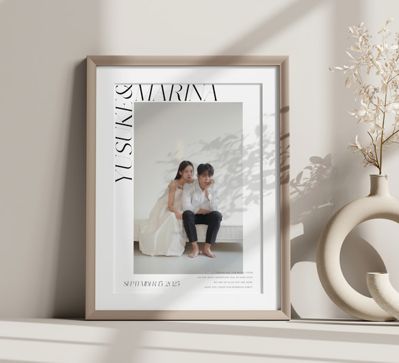 【前撮り/お好きなお写真で】結婚式｜ウェディング｜ウェルカムボード｜フォトボード 5枚目の画像