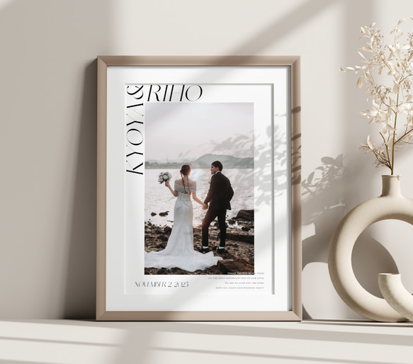 【前撮り/お好きなお写真で】結婚式｜ウェディング｜ウェルカムボード｜フォトボード 7枚目の画像