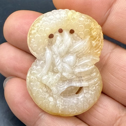 Natural typeA 翡翠龍 天然翡翠龍ブランド ペンダントトップ 雕刻師