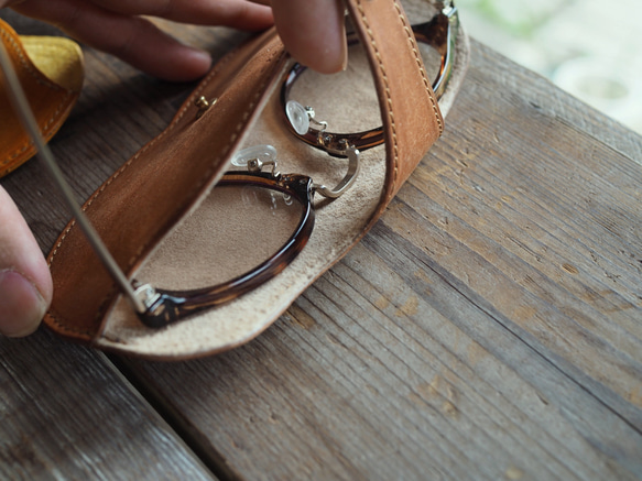 ［tasso] glasses jaket / メガネジャケット/眼鏡ケース 3枚目の画像