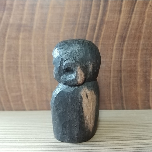 黒柿のお地蔵様 彫刻 和有 通販 19129832｜Creema(クリーマ