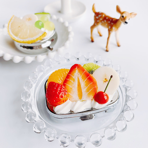 トールペイント作品　ボックス　ピンク ローズ Creema限定 ピンクローズのバケツ缶 ピンク 両面 トールペイント