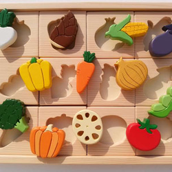 木製お野菜パズル 6枚目の画像