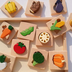 木製お野菜パズル 7枚目の画像