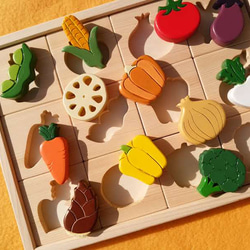 木製お野菜パズル 4枚目の画像