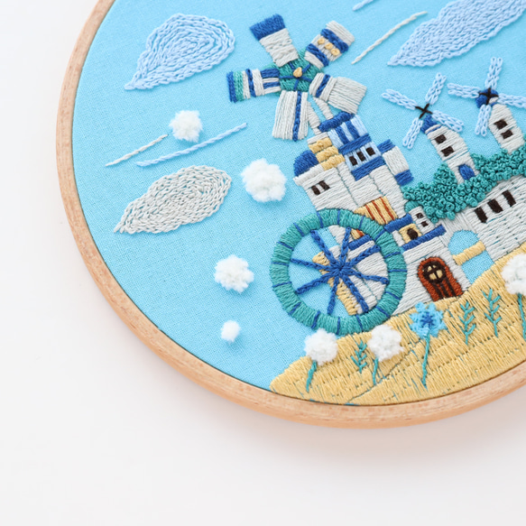 【新作】刺繍キット 「風の文明」《空想街雑貨店》 5枚目の画像