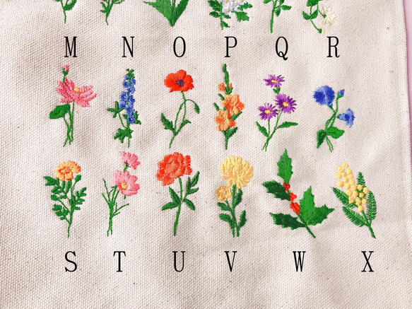 24種から選べるflowerハンカチ入れ無料 7枚目の画像