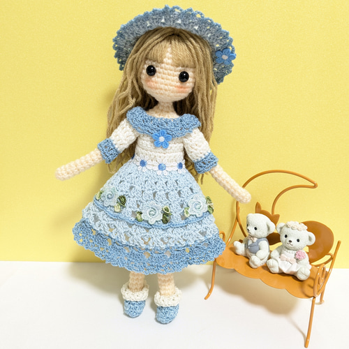 ✿ムラサキキティー様専用 着せ替えあみぐるみ女の子 - メルカリ