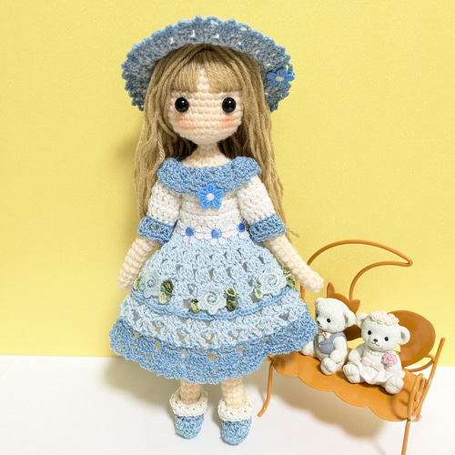 ✿Chie様専用 着せ替えあみぐるみ女の子 ✿Chie様専用 着せ替え