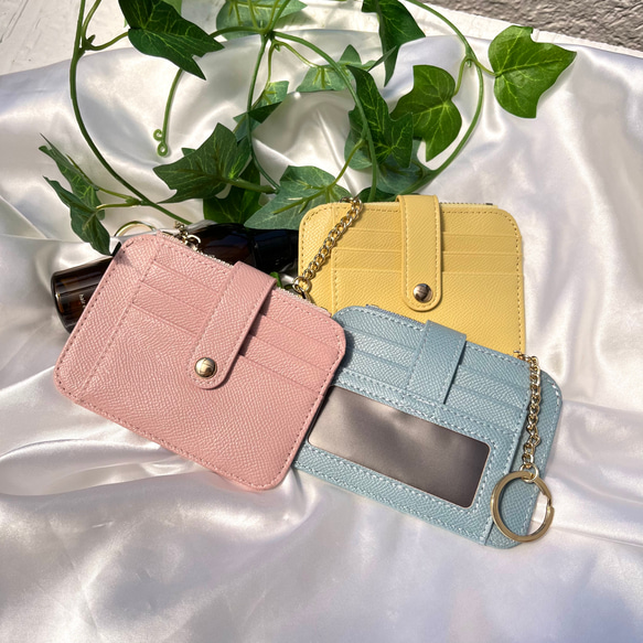 フラグメントケース ミニ財布 レザー 革 お札・小銭入れ カードケース