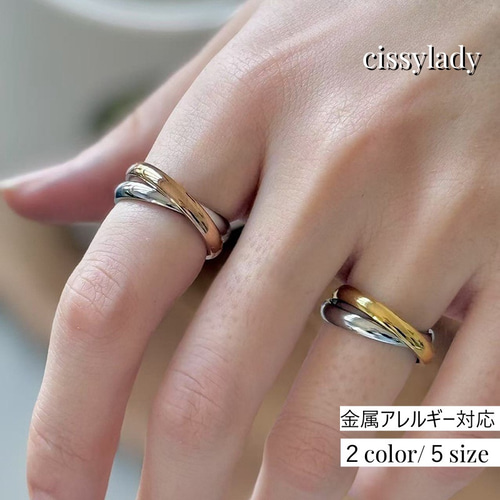 シルバー925 シンプルリング つや消し マット ゴールド リング
