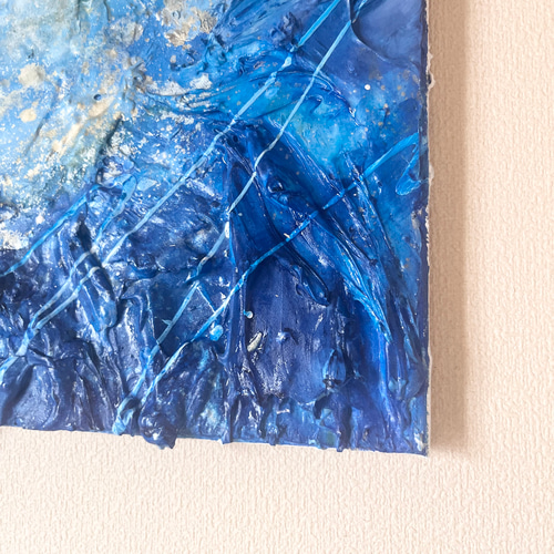 Dive/ 抽象画 (S4) /アート/インテリア/モダン/現代アート/ゴールド