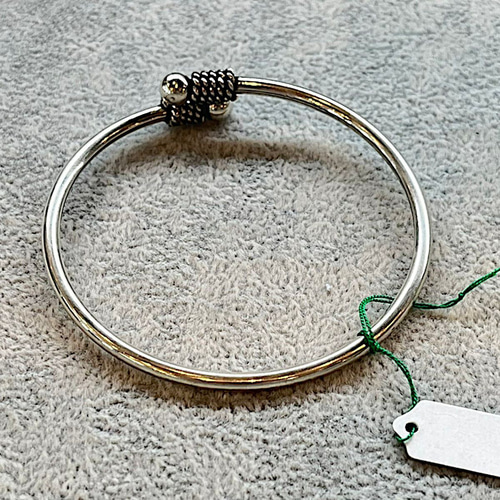 シルバーバングル トライバル シルバー925 ラップブレスレット ユニ