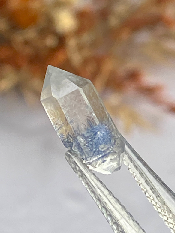 デュモルチェライト 原石 01 ダブルターミネイティッド 天然石 天然色 4枚目の画像