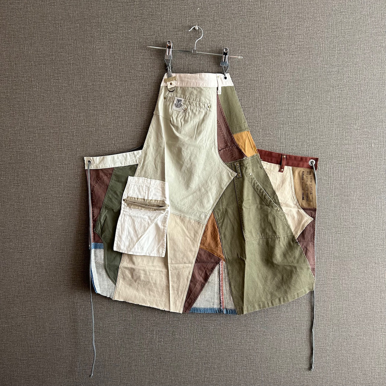 EASY SKANKING リメイクエプロン　ワークエプロン