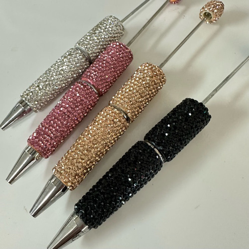 1本 カスタム オリジナル 作成用 ボールペン ラインストーン ペン