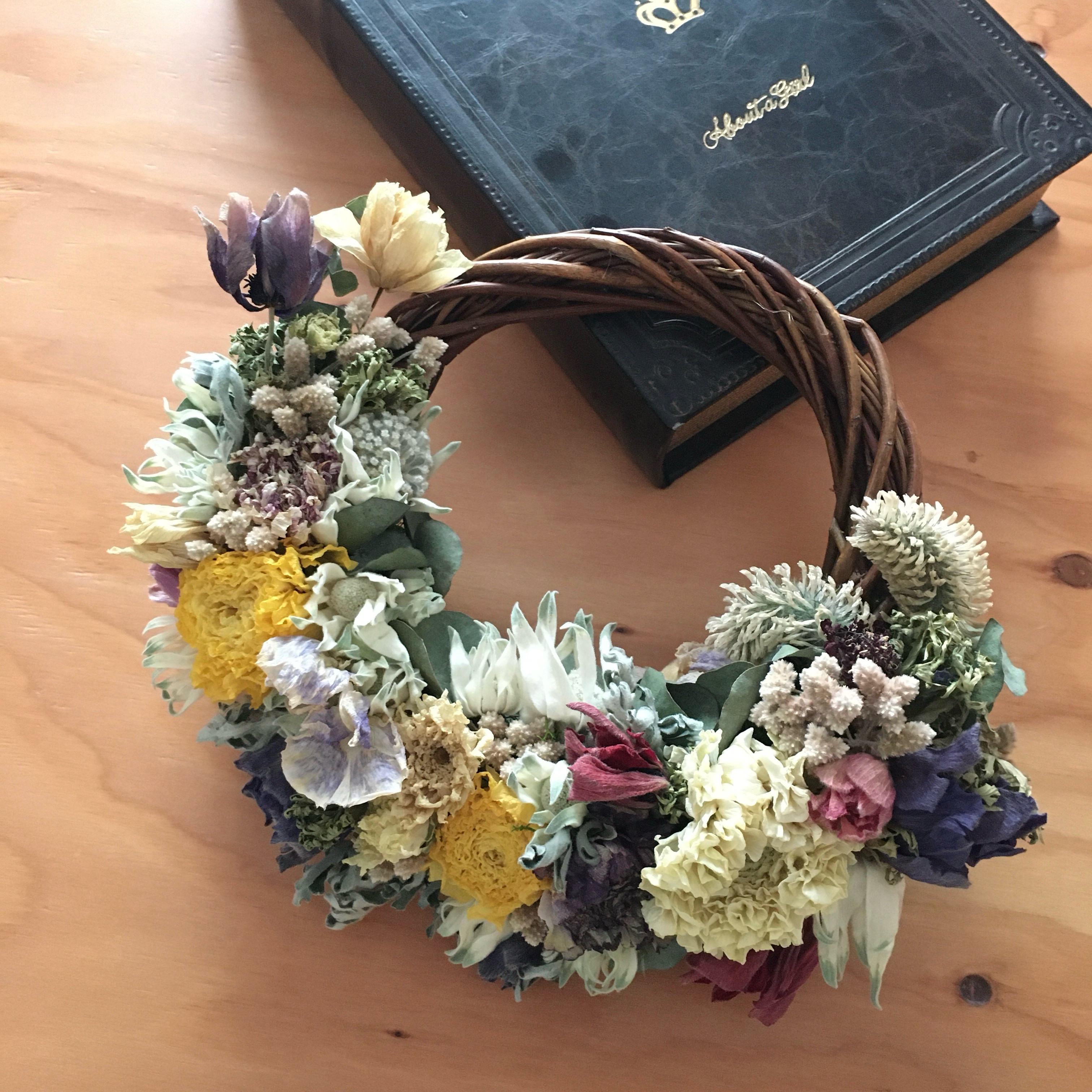 【オーダーメイド】ナチュラルリースMサイズ（約25〜30cm）※写真は一例です。