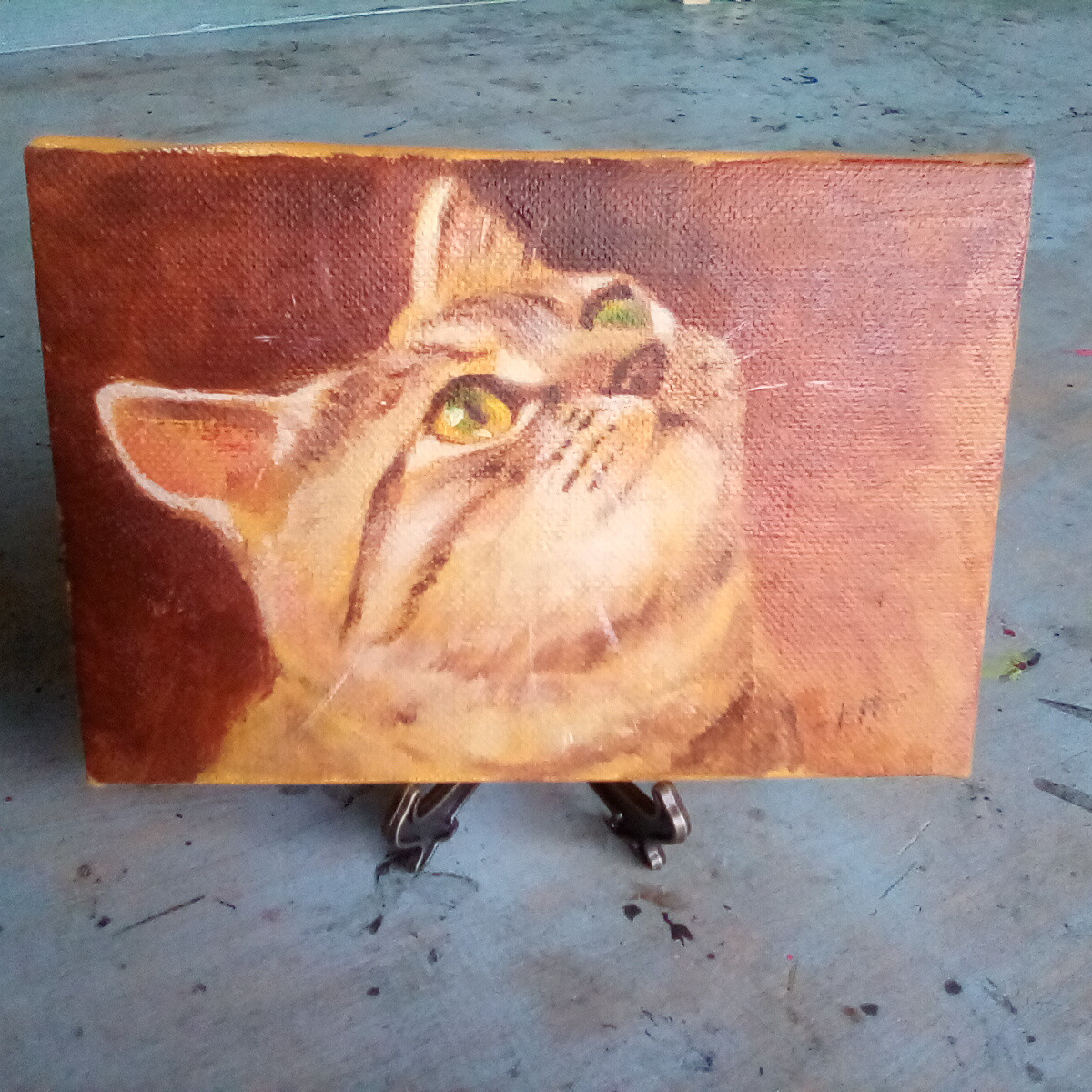 代理販売] 猫 No. 2 ー油絵ー 絵画 komugi 通販 19132565｜Creema