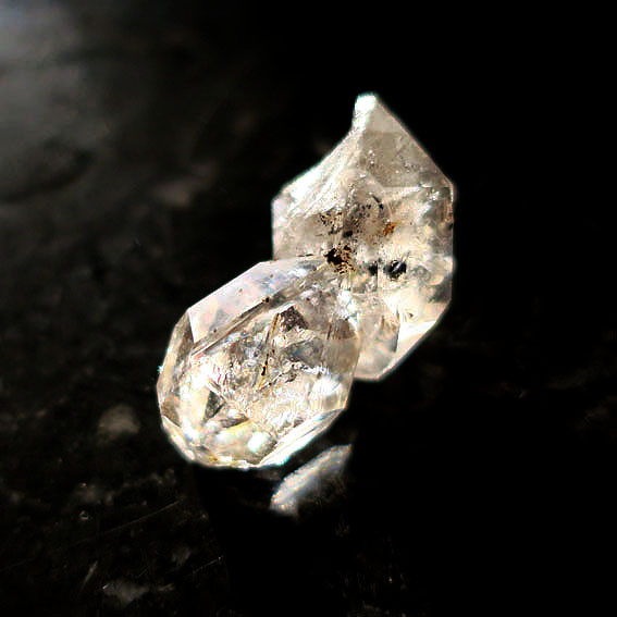 ハーキマーダイヤモンド・ツインポイント原石・結晶・鉱物 28.10ct ｜春の誕生石2025