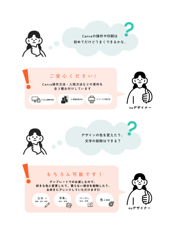 【操作資料付】　90種類から表紙も中身も選べる✿プロフィールブック　【即日納品可】 16枚目の画像