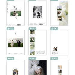 【操作資料付】　90種類から表紙も中身も選べる✿プロフィールブック　【即日納品可】 5枚目の画像