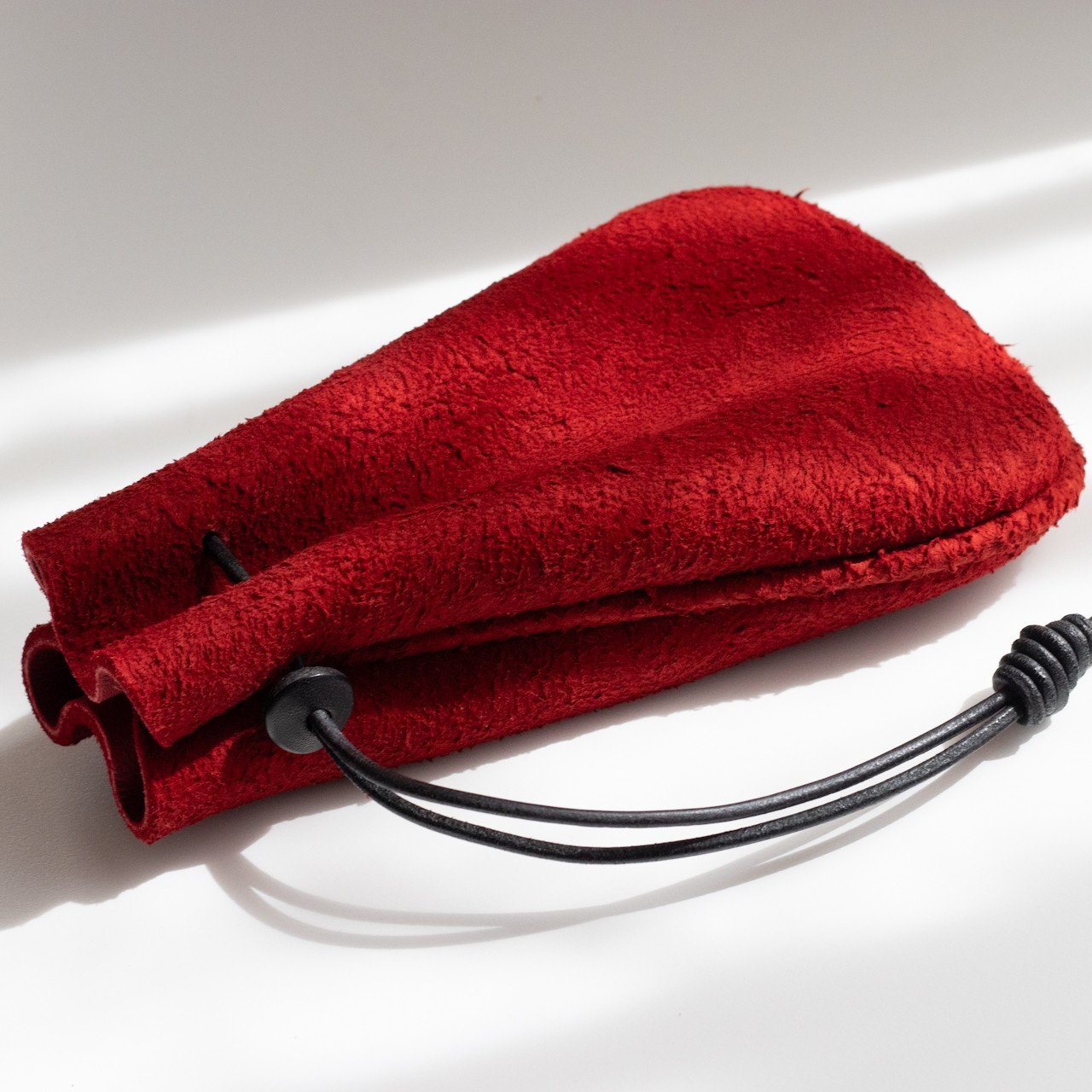 鹿革巾着　221147