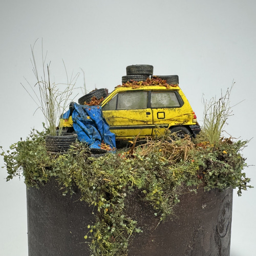 1/64 ジオラマ 10cm 10本セット Diorama スケール 鉄道模型