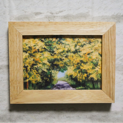 油絵 絵画【藤の花祭り】 絵画 HR 通販 15733754｜Creema(クリーマ)