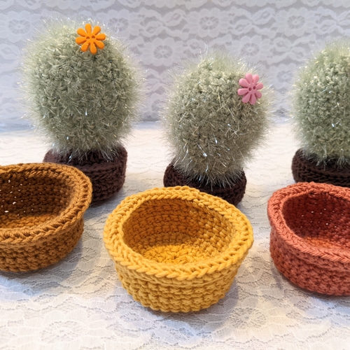 あみぐるみ 鉢植えサボテン その他インテリア雑貨 natsu.ami.knitting