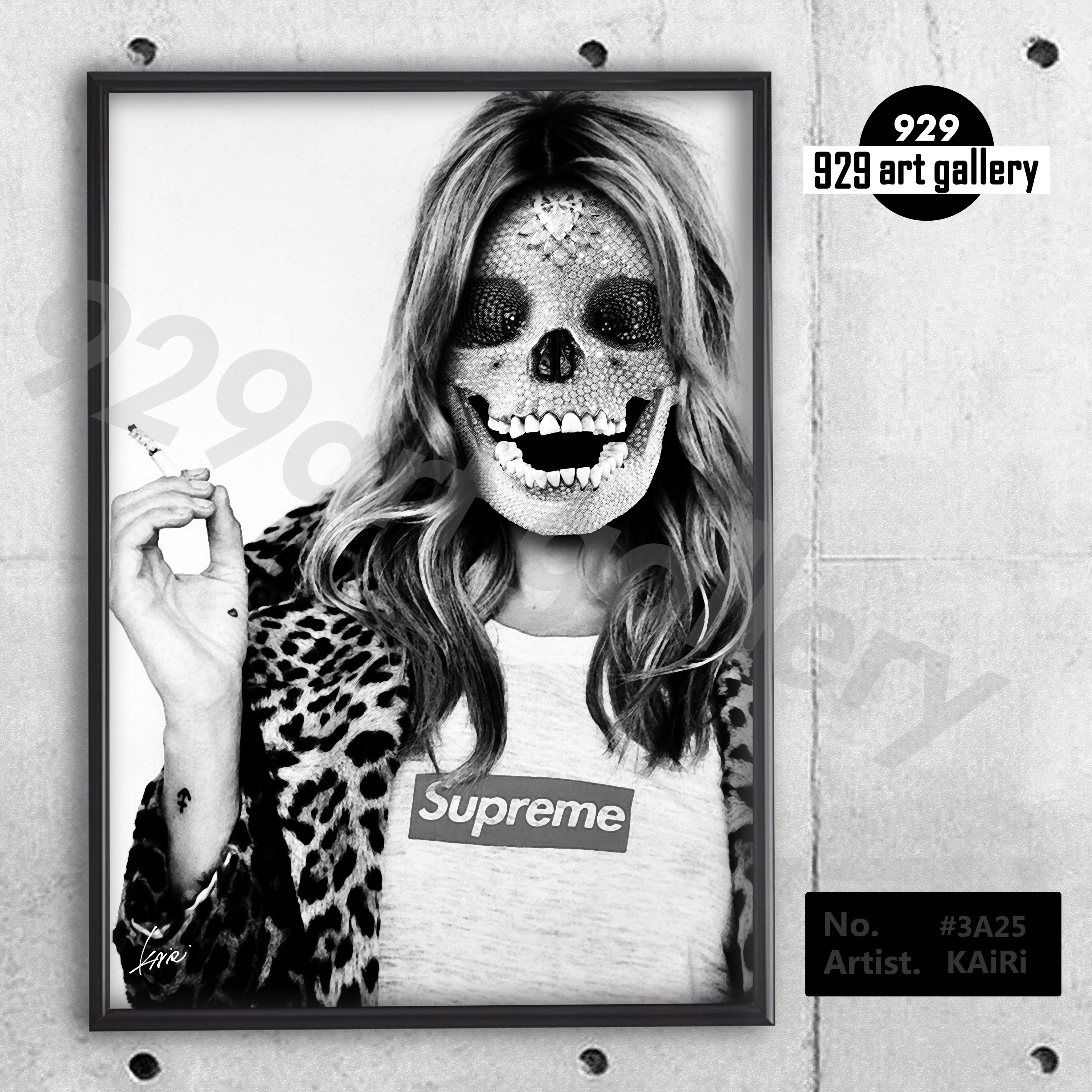 フレーム付き　ポスター✨ ケイト・モス　supreme