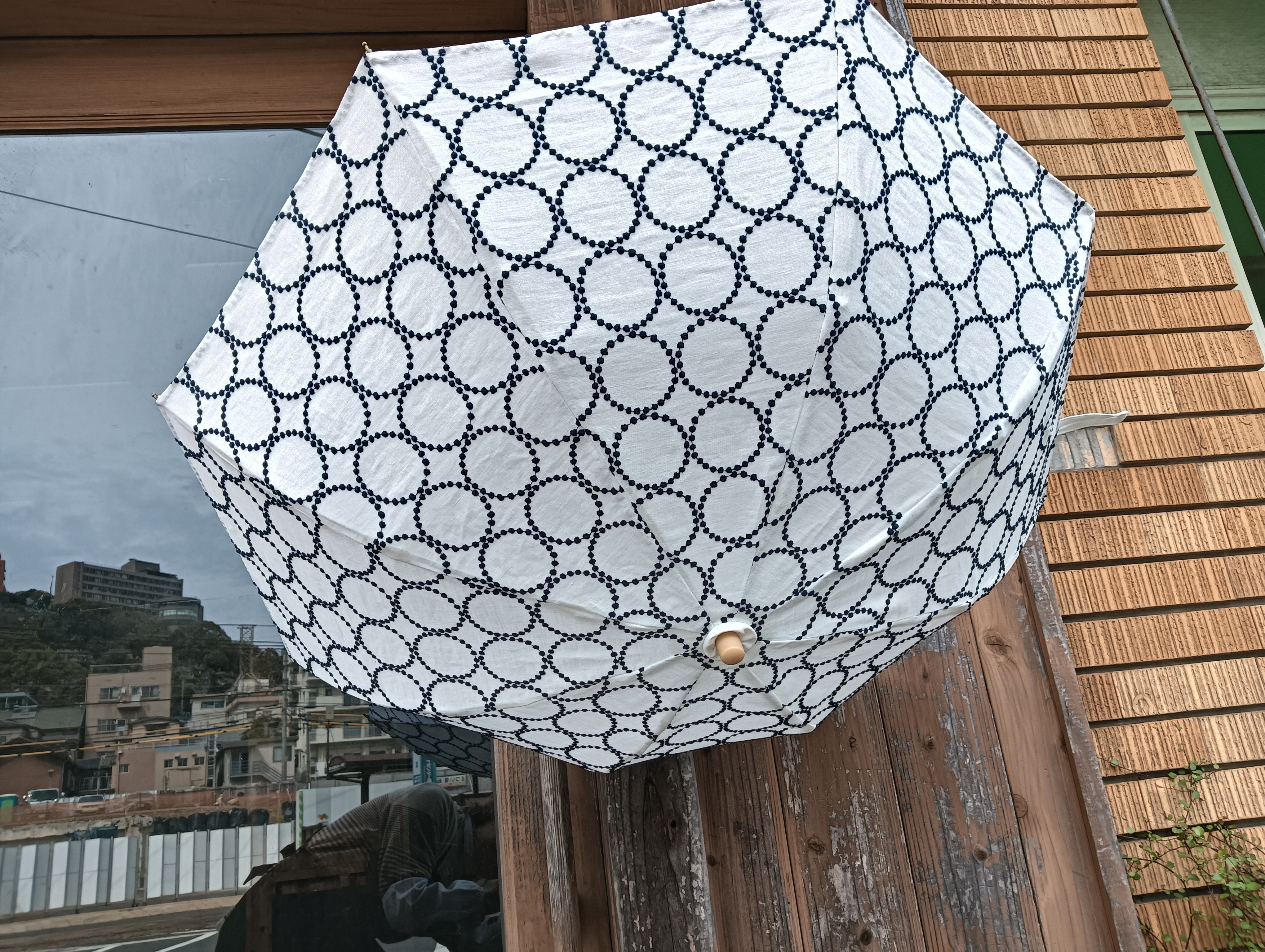 ミナペルホネンハンドメイド折畳み日傘保管袋付 ミナペルホネンハンドメイド折り畳み日傘収納袋付 傘・日傘 リズ