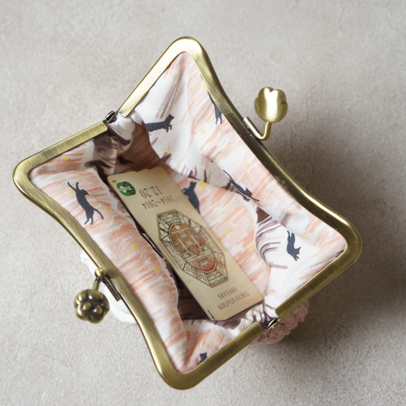 もも・にゃんこ肉球のポーチ 5枚目の画像