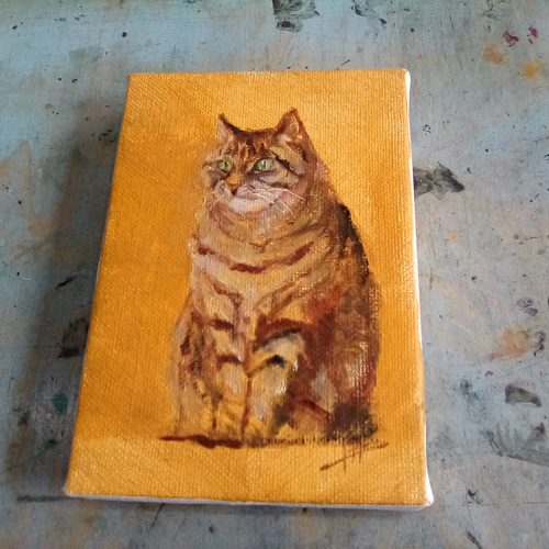 油絵油絵猫3号 油絵油絵猫3号 セール中 油絵油絵猫3号