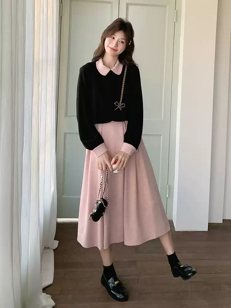 トップスとスカートの2点セット 夏の新作、旅行 ワンピース、レディース、 ゆったりおしゃれ シンプル 大人可愛い ゆった