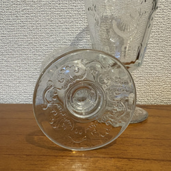 フランスの古いワイングラス　アンティーク　ブロカント　【ペアグラス】 9枚目の画像
