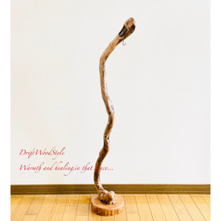 流木インテリア 芸術的で圧倒的な存在感を醸す流木スタンド ランタンやエアプラントを飾れる置物 北欧 照明 N85 13枚目の画像